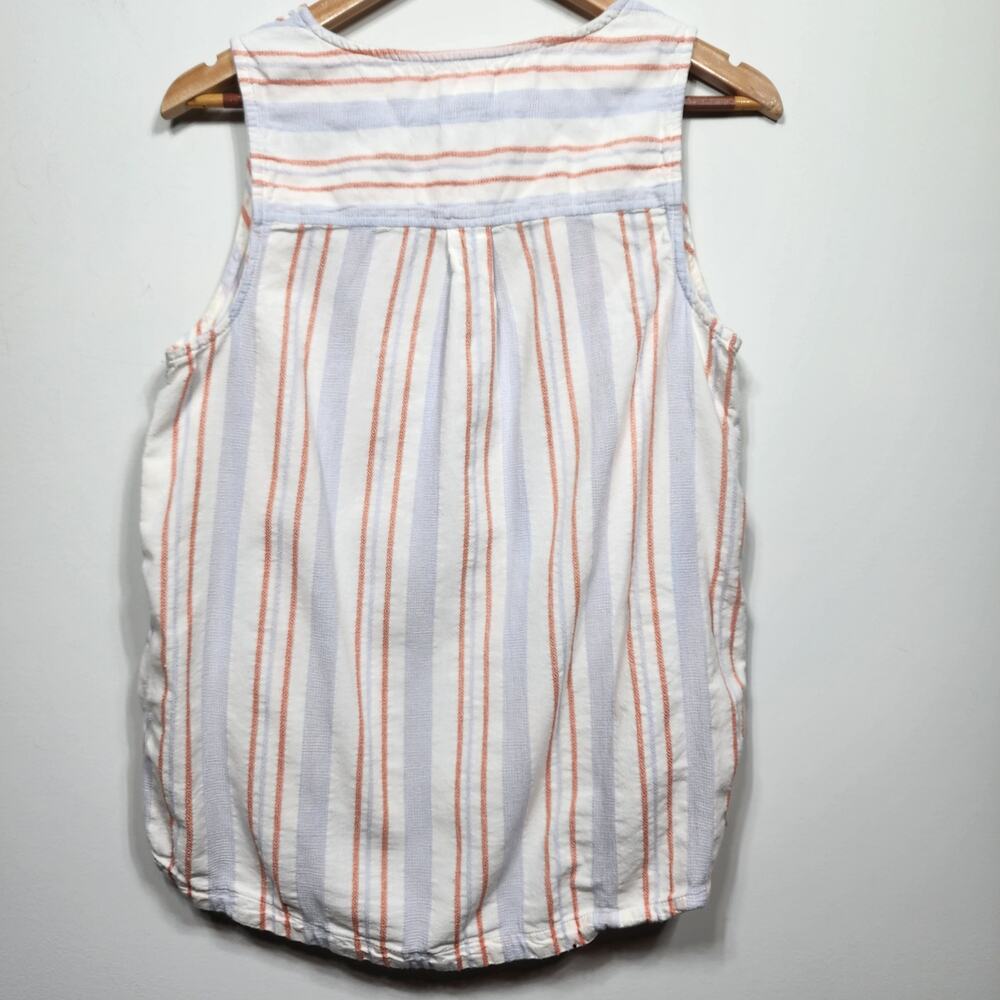 Sigrid Olsen Vneck Crossover Tank Top Size Large - image 5